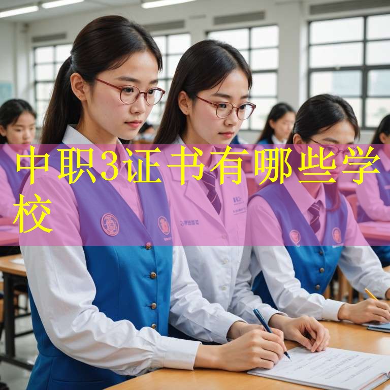 中职3证书有哪些学校