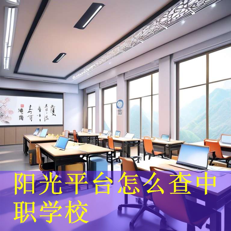 阳光平台怎么查中职学校