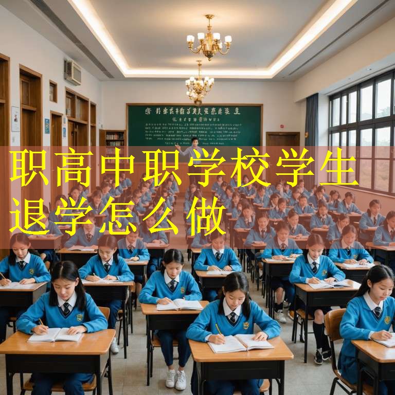 职高中职学校学生退学怎么做