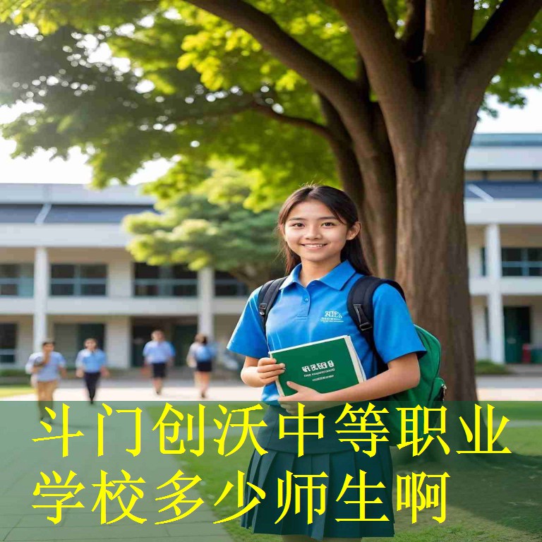 斗门创沃中等职业学校多少师生啊