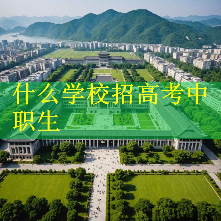 什么学校招高考中职生