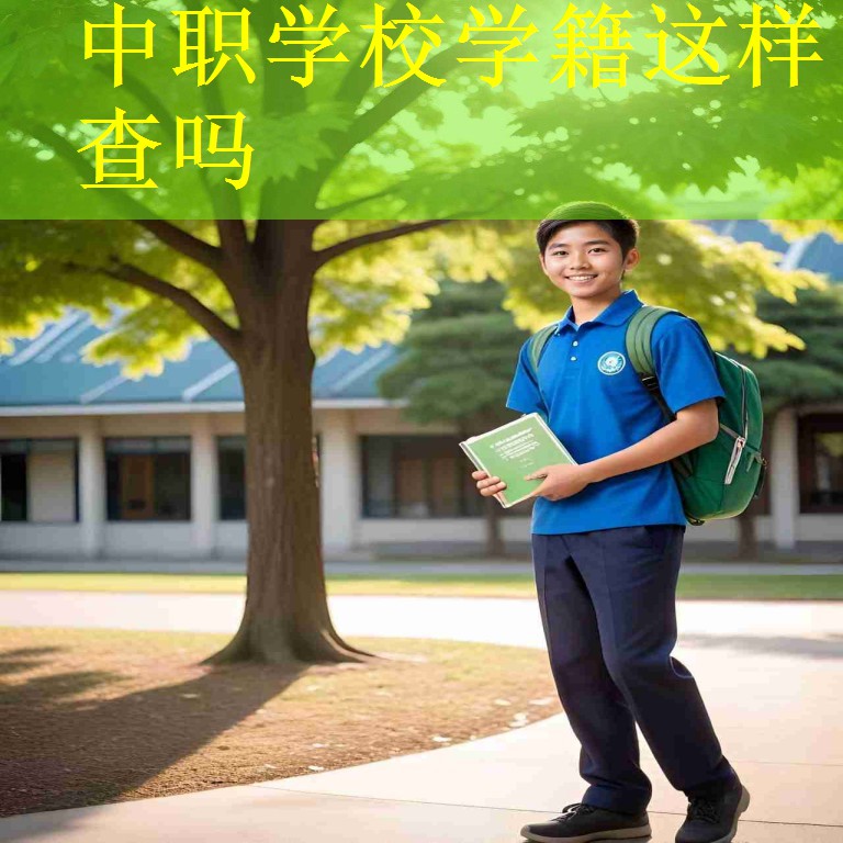 中职学校学籍这样查吗