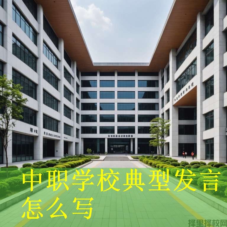 中职学校典型发言怎么写