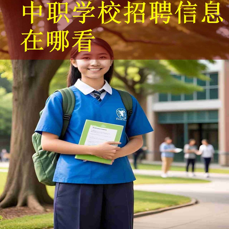 中职学校招聘信息在哪看