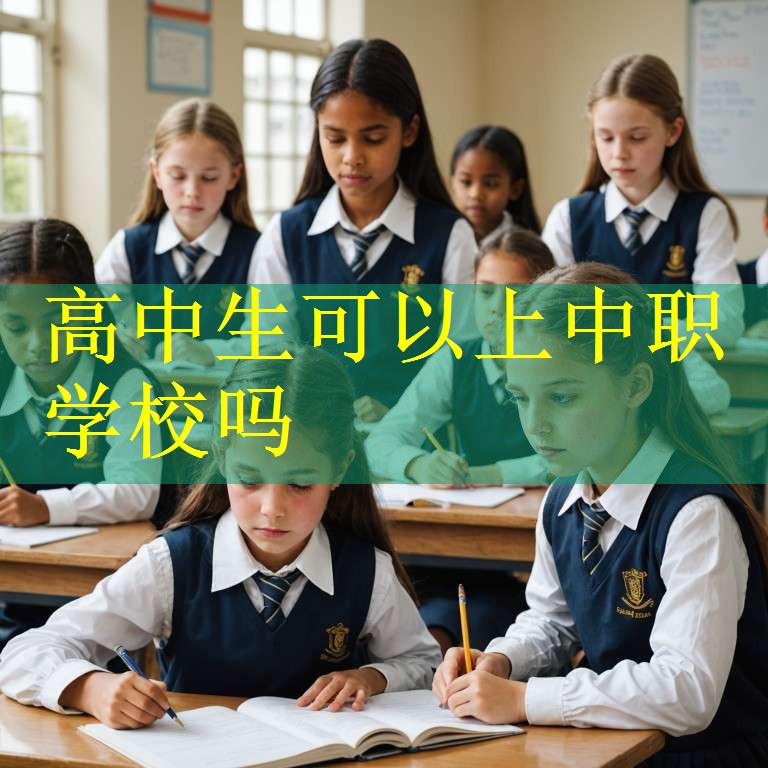 高中生可以上中职学校吗