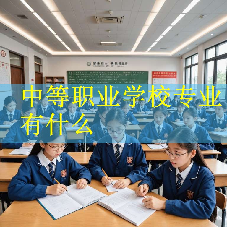中等职业学校专业有什么