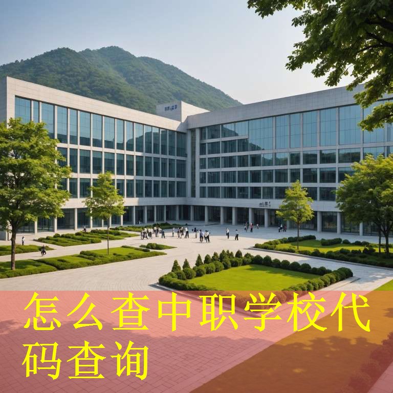 怎么查中职学校代码查询