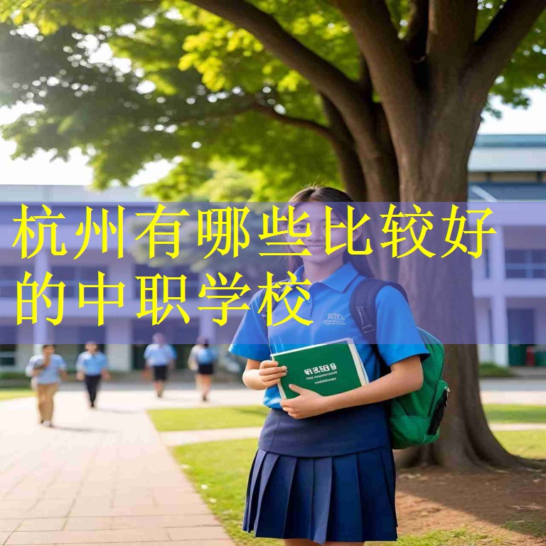 杭州有哪些比较好的中职学校
