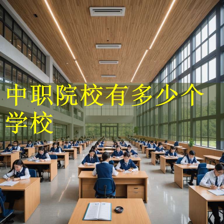 中职院校有多少个学校
