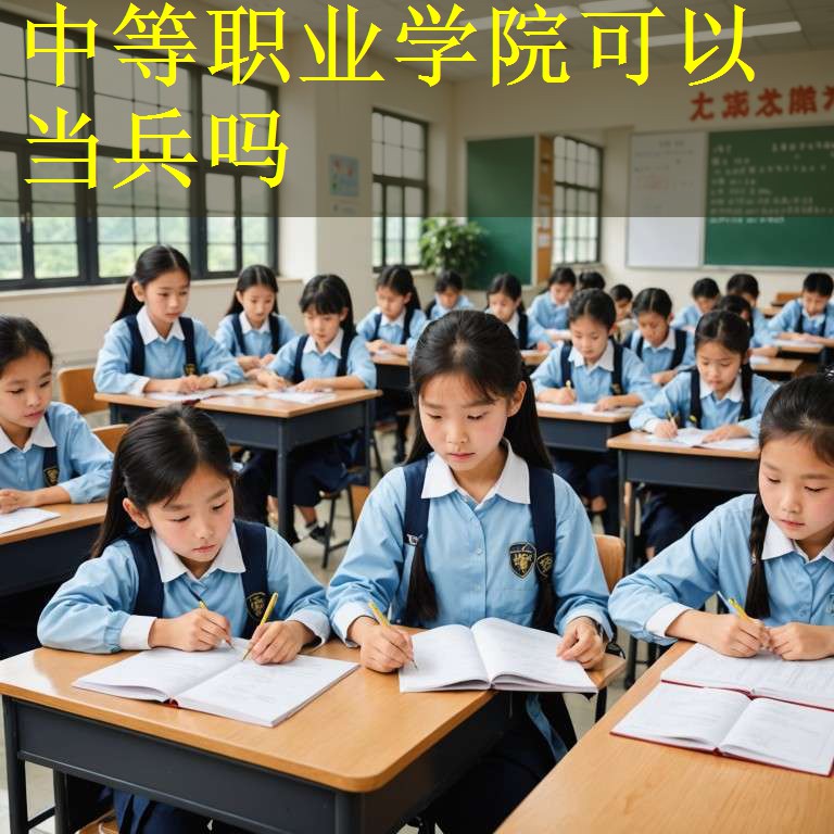 中等职业学院可以当兵吗